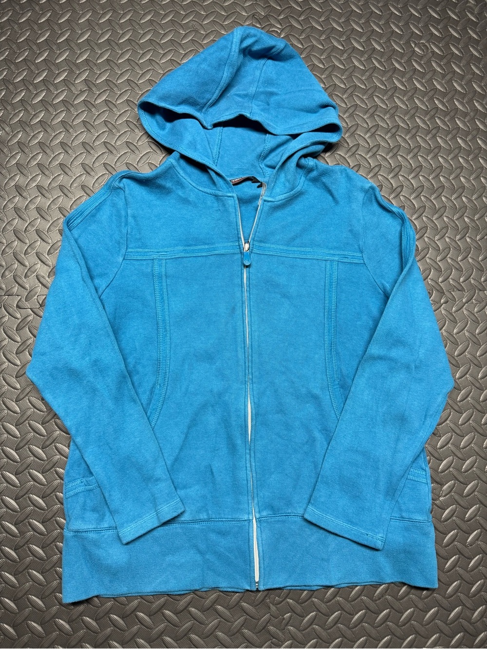 Kirkland Signature Women’s XXL Blue Full Zip Hoodie Sweatshirt - Picture 2 of 13
